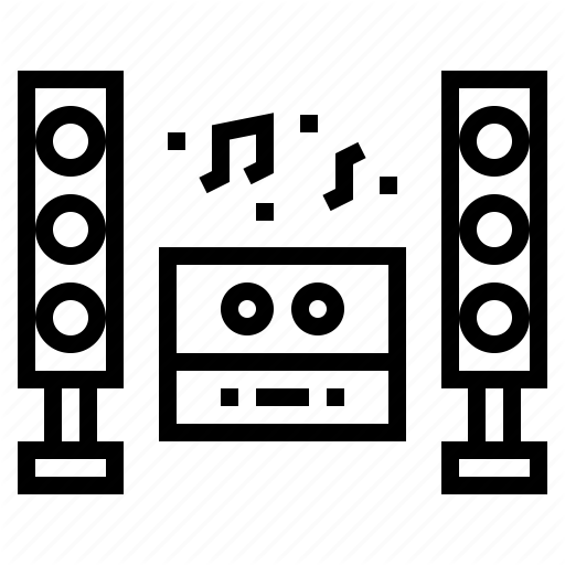 Entertainment, Home, Music, Speaker, Theater Icon