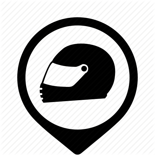 Auto, Car, Helmet, Moto, Race Icon