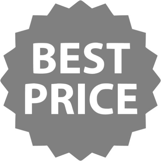 Gray Best Price Badge Icon