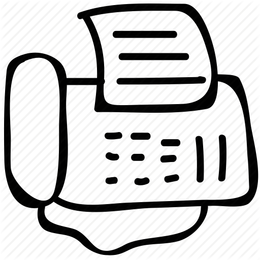 Fax, Machine, Printer, Telegram Icon