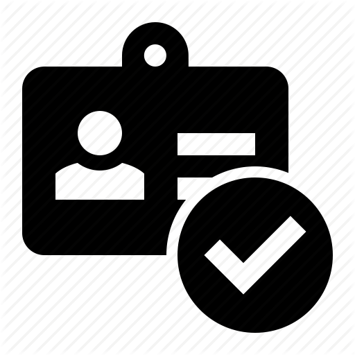 Identity Verification Icon Free Icons