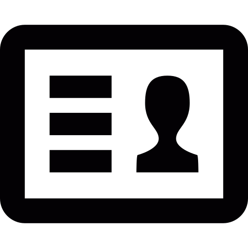 Identity, Card Icon Free Of Entypo Icons