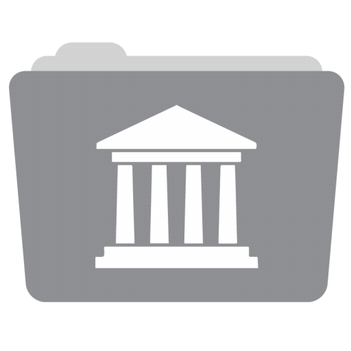 Folder Library Icon Style Megapack Iconset Hamza Saleem