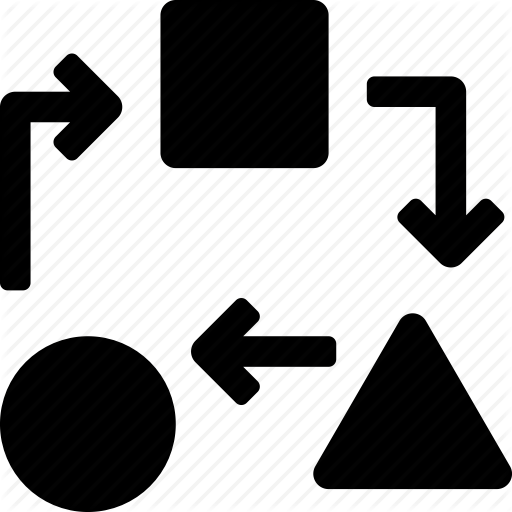 Figures, Motion, Process, Transition Icon