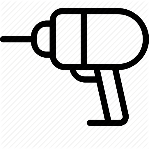Construction, Drill, Driver, Impact, Power, Tool, Tools Icon