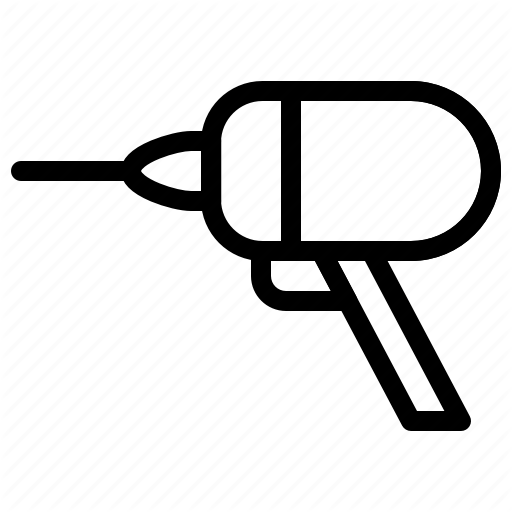 Construction, Drill, Driver, Impact Icon