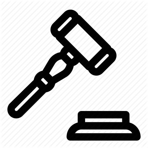 Decision, Gavel, Hammer, Judgment, Justice, Sentence, Wood Icon