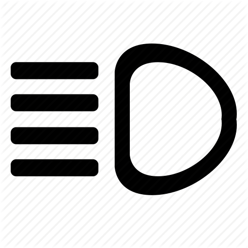 Auto, Car, Light, Operation Icon