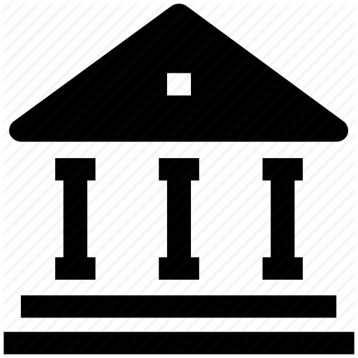 Building, Court, Court Building, Courthouse, Institute Icon