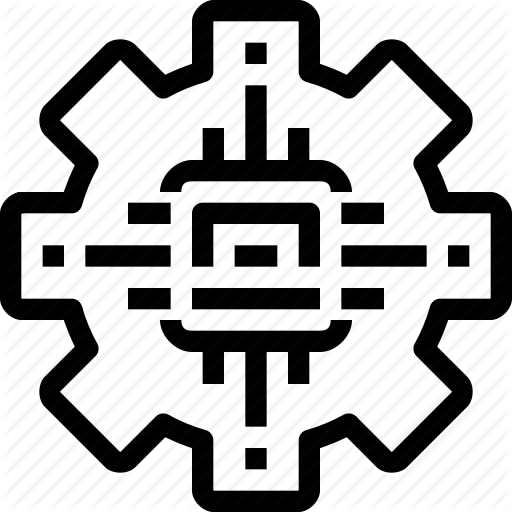 Artificial, Engineering, Gear, Intelligence, Process Icon
