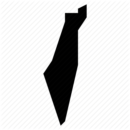 Israel, Map, Palestine Icon