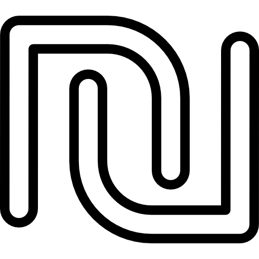 Israel Shekel Currency Symbol Icons Free Download