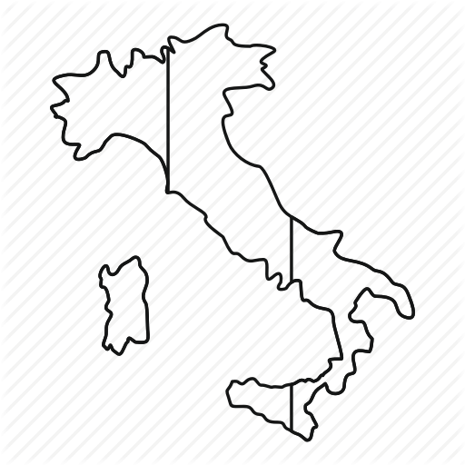 Country, Europe, Italian, Italy, Line, Map, Outline Icon