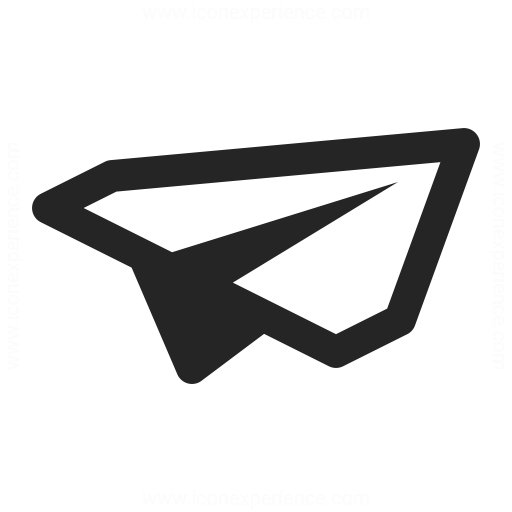 Paper Jet Icon Iconexperience