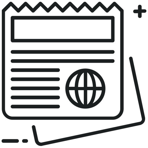 Journal, News, Newsletter, Newspaper, Publication Icon Free