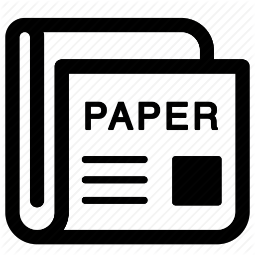 Journal, Magazine, News, Newspaper, Paper Icon