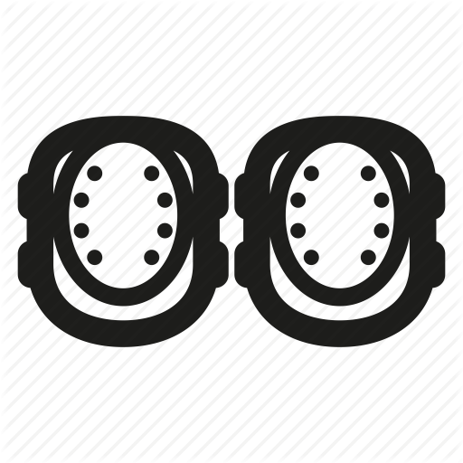 Defense, Knee, Pads Icon