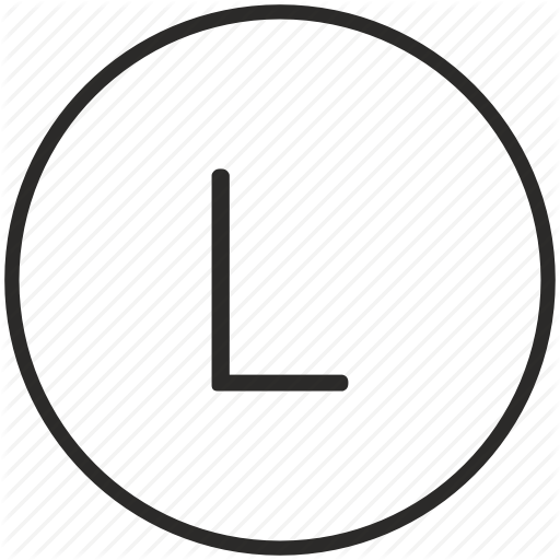 Key, Keyboard, L, Letter, Round Icon