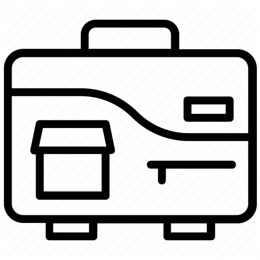 Briefcase, Business Bag, Laptop Bag, Office Case, Portfolio Bag Icon