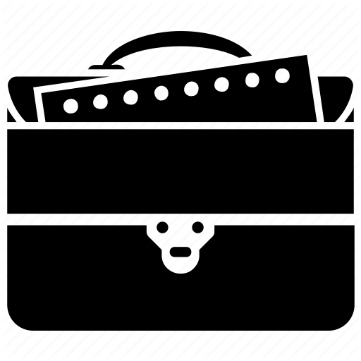 Briefcase, Business Case, Laptop Bag, Office Case, Portfolio Bag Icon