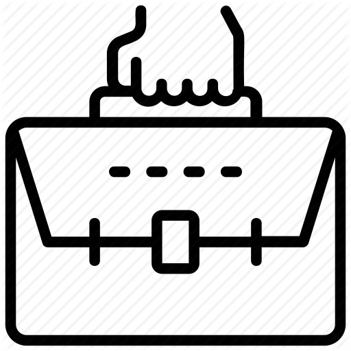 Briefcase, Business Case, Laptop Bag, Office Case, Portfolio Icon