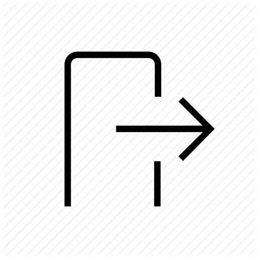 Exit, Home, Leave, Room Icon