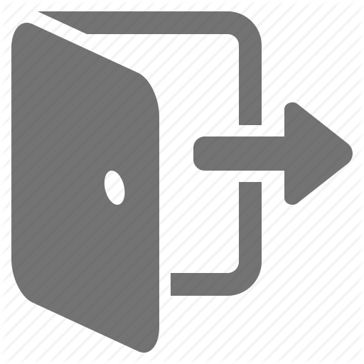 Arrow, Door, Enter, Entrance, Exit, Job, Leave Icon