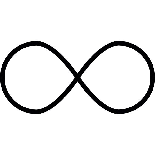 Infinite Symbol Line Icons Free Download