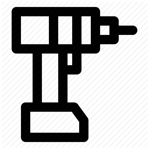 Construction, Drill, Drilling Machine, Tool Icon