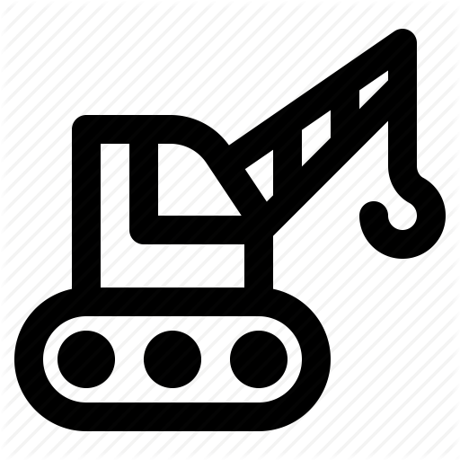 Construction, Crane, Lift, Lifting, Machine, Tool Icon