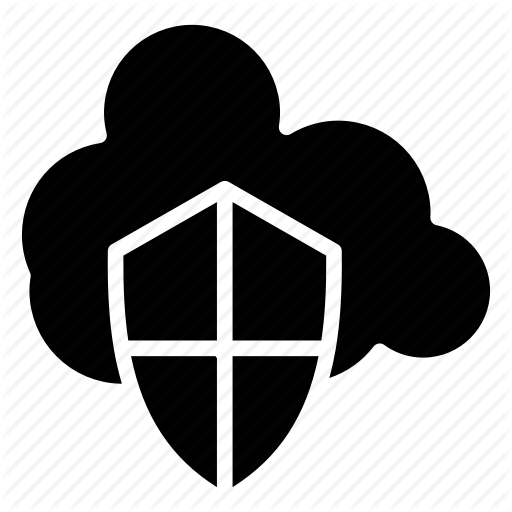 Cloud, Protection, Security, Server, Shield Icon