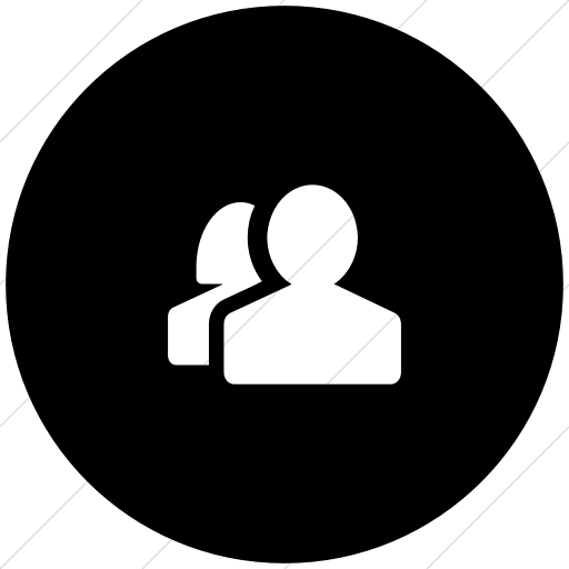 Flat Circle White On Black Foundation Torsos Male