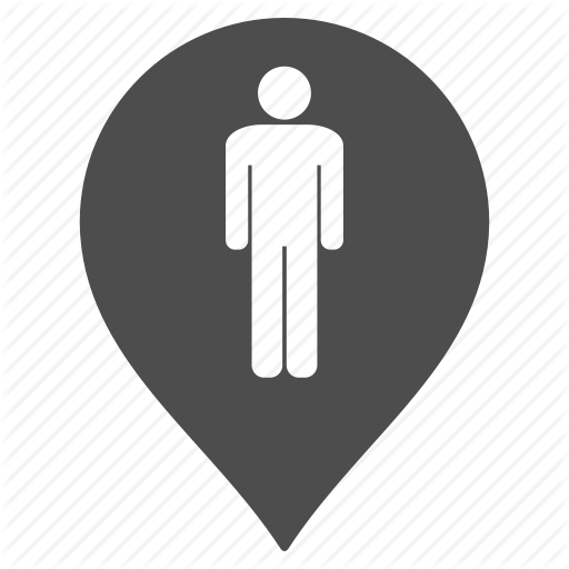 Flag, Male Restroom, Man, Map Pointer, Marker, Pin, Toilet Icon