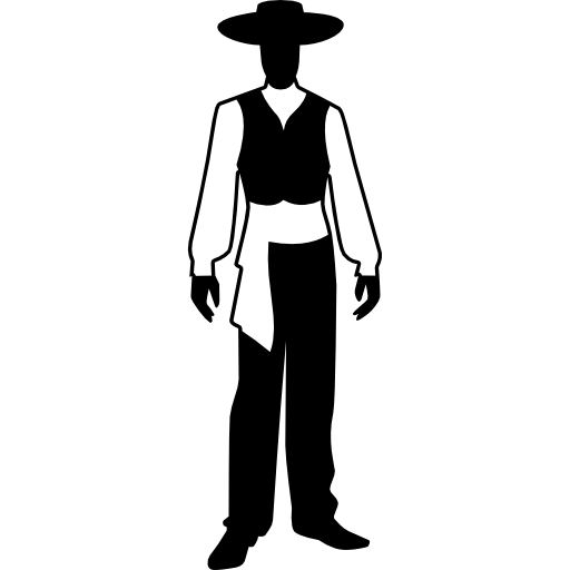 Flamenco Male Model Icons Free Download