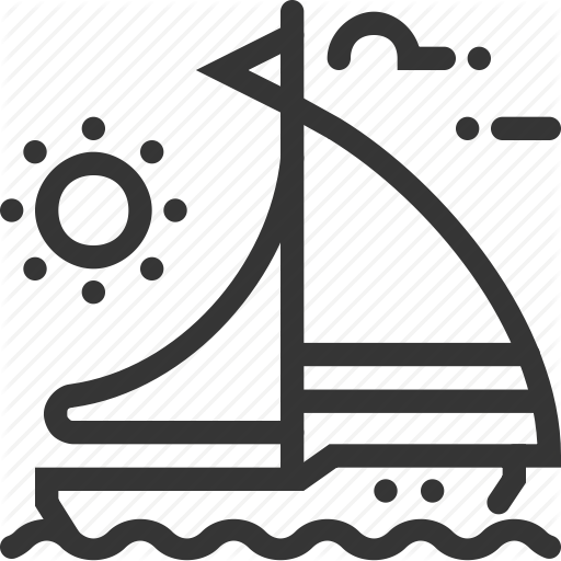 Boat, Marine, Sail, Ship, Summer Holiday, Wind, Yacht Icon