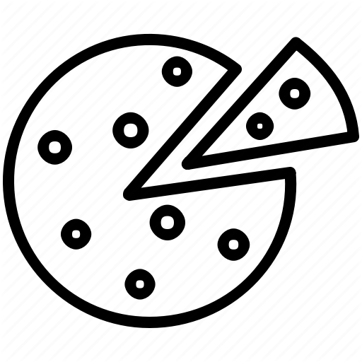 Food, Meal, Meals, Piece, Pizza, Slice Icon