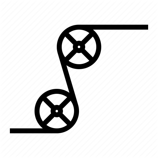 Equipment, Industrial, Mechanical, Roll, Rotate Icon