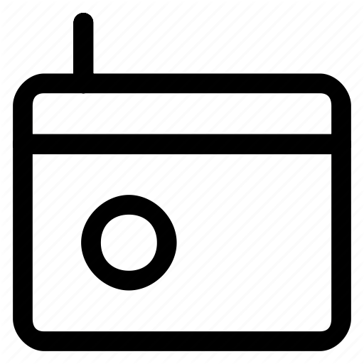 Device, Icon, Media, Radio Icon