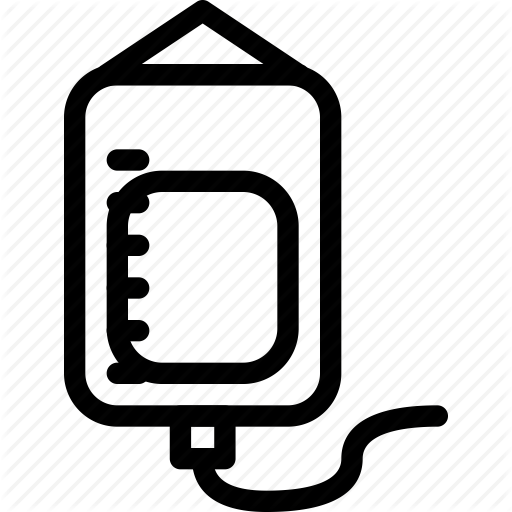 Fluid, Hospital, Infuzion, Line Icon, Medical, Transfusion Icon
