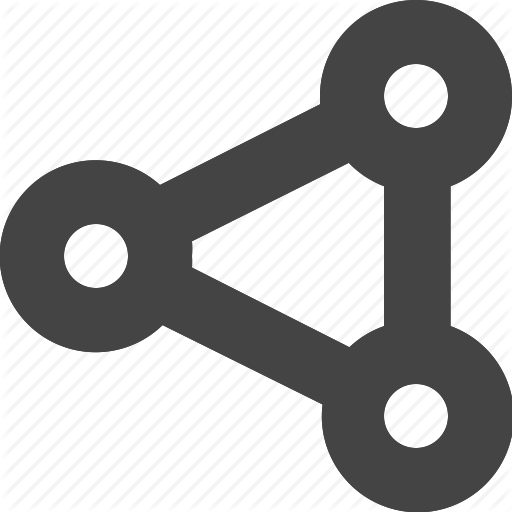 Connect, Dot, Network, Triangle Icon