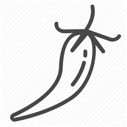 Chili, Habanero, Mexican, Mex Spicy, Traditional Icon