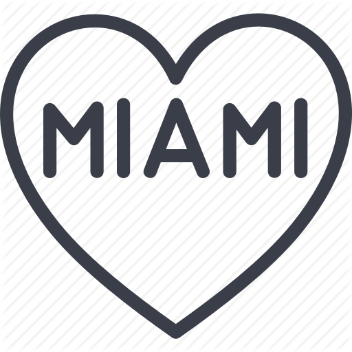 Favorite City, Hotel, Miami, Service, Suitcase, Travel, Vacation Icon