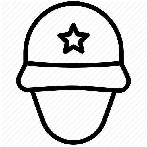 Army, Gear, Helmet, Military, Protection, Soldier, War Icon