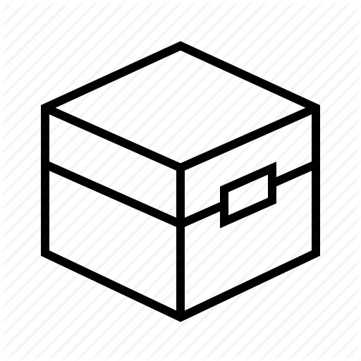 Archive, Bin, Box, Carton, Chest, Minecraft, Stock Icon