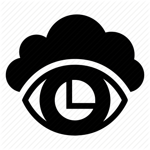 Cloud, Computing, Eye, Mission, View, Vision, Weather Icon