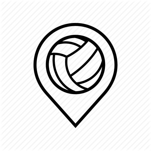 Court, Gps, Map Marker, Navigation, Olympic, Stadium, Volleyball