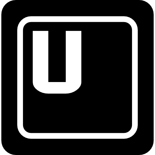 Key U Of A Keyboard Icons Free Download