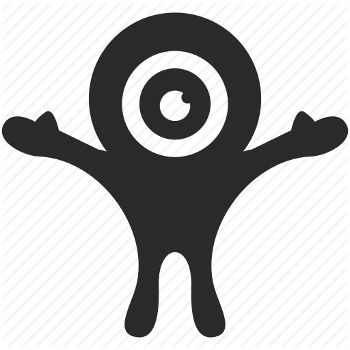 Eye, Happy, Hero, Monster Icon