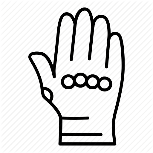 Glove, Hand, Motorcycle, Protection, Safe, Safety, Security Icon