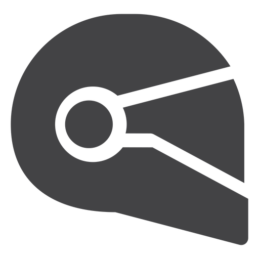 Motorcycle Helmet Flat Icon